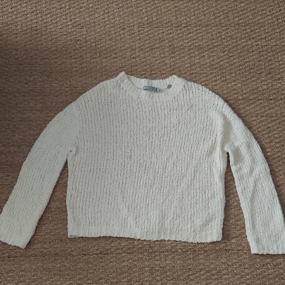 Vince Textured Cream Women's Sweater